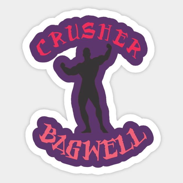 BDW Crusher Bagwell Sticker by BIG DAWG APPAREL